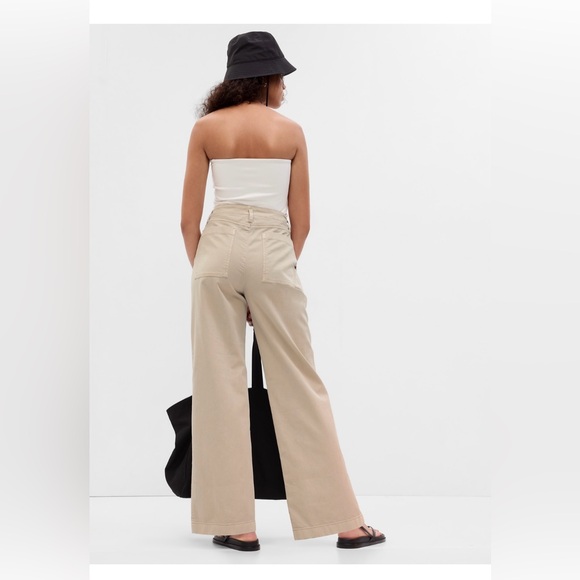 New With Tags - Mid Rise Loose Khakis - size 8 - Moonstone tan - Picture 2 of 9